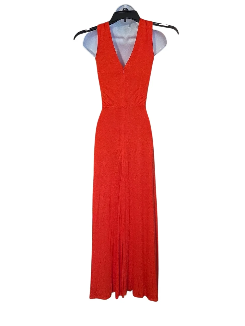 NWT Ann Taylor Red Halter Summer Maxi Dress Size 2 - Picture 3 of 8